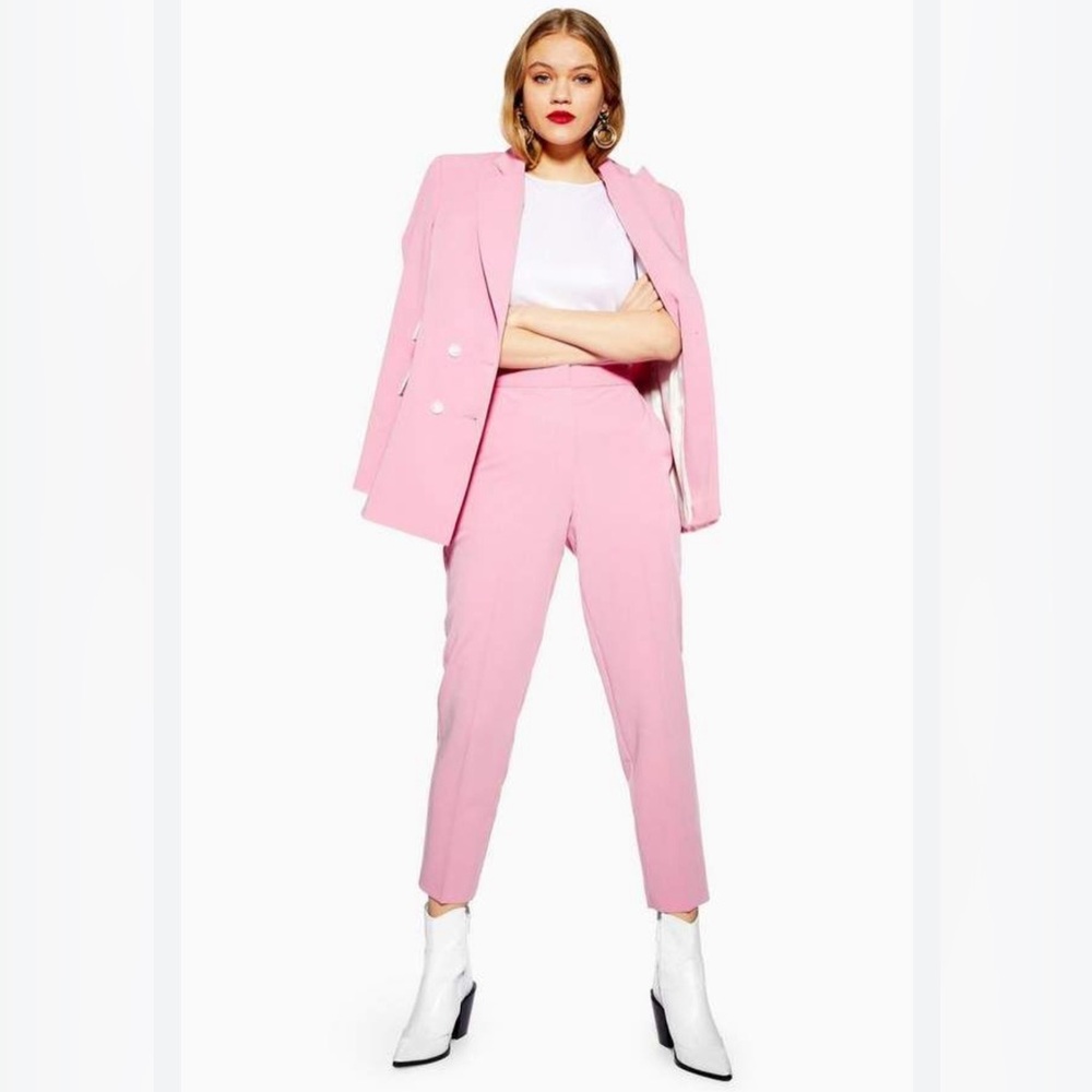 Top Shop blazer and cigarette pant